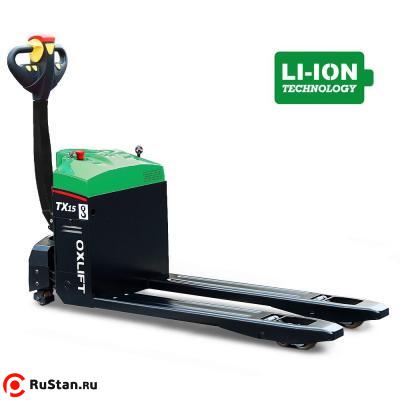 Тележка Самоходная Электрическая TX15 LI-ION OXLIFT 1500 кг фото №2 Тележка Самоходная Электрическая TX15 LI-ION OXLIFT 1500 кг фото №2
