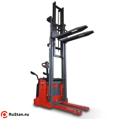 Самоходный Штабелер с Платформой для Оператора BX-3515 OXLIFT 3,5 м 1500 кг фото №1