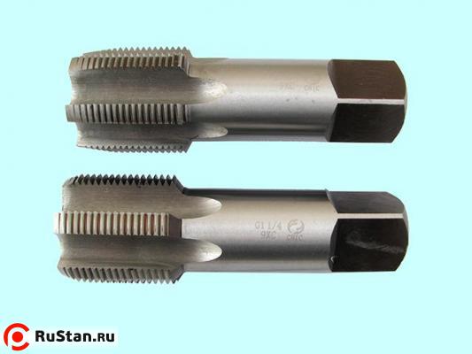Метчик G   1/2" 9ХС трубный цилиндрический, ручной к-т из 2-х шт. (14 ниток/дюйм) DIN 5157 "CNIC" фото №1