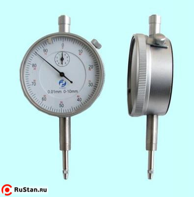 Индикатор Часового типа ИЧ-10, 0-10мм цена дел.0.01 d=57 мм (без ушка) "CNIC" (512-063) фото №1