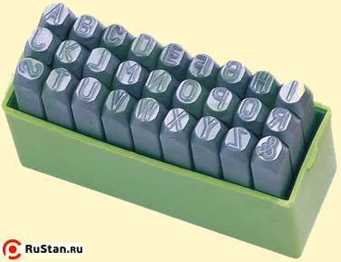 Клейма Буквенные № 2 сталь (латинский шрифт) (27шт) от А до Z & "CNIC" (OT105) фото №1 Клейма Буквенные № 2 сталь (латинский шрифт) (27шт) от А до Z & "CNIC" (OT105) фото №1