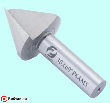 Фреза угловая - зенковка d 8,3х10.0х 50 конус 60° dхв=6мм Р6АМ5 ц/х Z=1 DIN334 "CNIC" фото №1 Фреза угловая - зенковка d 8,3х10.0х 50 конус 60° dхв=6мм Р6АМ5 ц/х Z=1 DIN334 "CNIC" фото №1