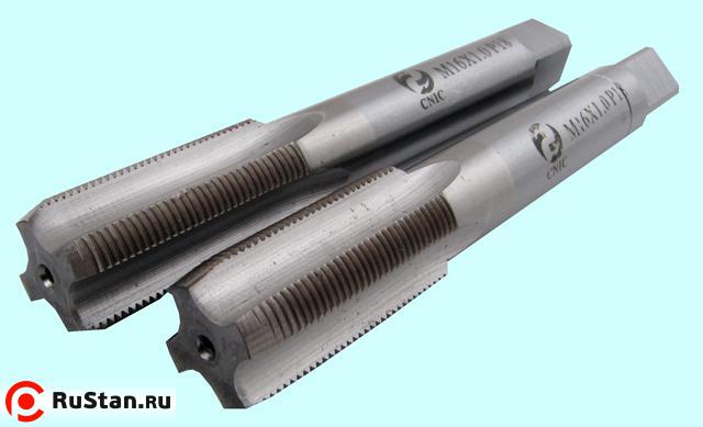 Метчик М 6,0х0,75 м/р.Р18 к-т из 2-х шт. "CNIC" фото №1 Метчик М 6,0х0,75 м/р.Р18 к-т из 2-х шт. "CNIC" фото №1