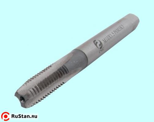 Метчик М 8,0 (1,25)х22х90 м/р.Р6М5К5 удлиненный, усиленный хв-к d=8.0мм DIN371 "CNIC" фото №1 Метчик М 8,0 (1,25)х22х90 м/р.Р6М5К5 удлиненный, усиленный хв-к d=8.0мм DIN371 "CNIC" фото №1