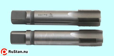 Метчик G 1/4" Р18 трубный цилиндрический, м/р. к-т из 2-х шт. (19 ниток/дюйм) ГОСТ 3266 "CNIC" фото №1 Метчик G 1/4" Р18 трубный цилиндрический, м/р. к-т из 2-х шт. (19 ниток/дюйм) ГОСТ 3266 "CNIC" фото №1