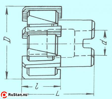 Развертка d 75,0х35х65х27 A3 насадная Р6М5 со вставными ножами Z=8 фото №1