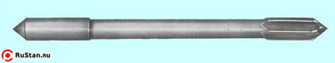 Развертка d  5,5 №2 ц/х машинная цельная с припуском под доводку (поле допуска:+0.026/+0.019) фото №1