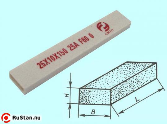 Брусок шлифовальный 20х10х150 25А 25 СТ1 (WA F60 O) "CNIC" фото №1 Брусок шлифовальный 20х10х150 25А 25 СТ1 (WA F60 O) "CNIC" фото №1