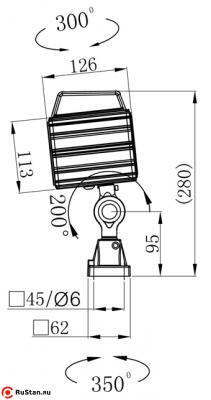 Светильник станочный светодиодный LED M1-220V фото №5 Светильник станочный светодиодный LED M1-220V фото №5
