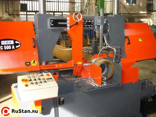 Колонный ленточнопильный станок автомат C500A - в работе фото №3 EMI C500A фото №3