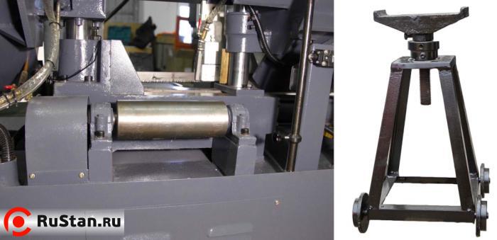 Вспомогательный стол с роликом подачи, перед тисками. фото №9 METAL MASTER MGH-200 фото №9