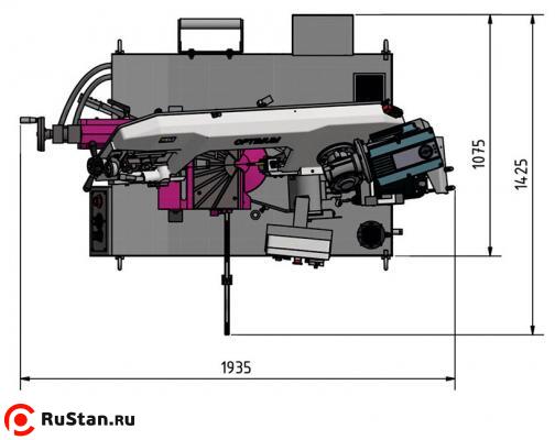 Ленточнопильный станок OPTIsaw SD 351AV - габариты фото №7 OPTIsaw SD 351AV фото №7