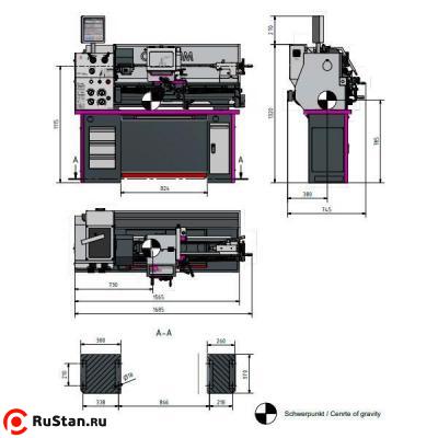 Токарно-винторезный станок OPTIturn TH 3309V фото №4 OPTIturn TH 3309V фото №4