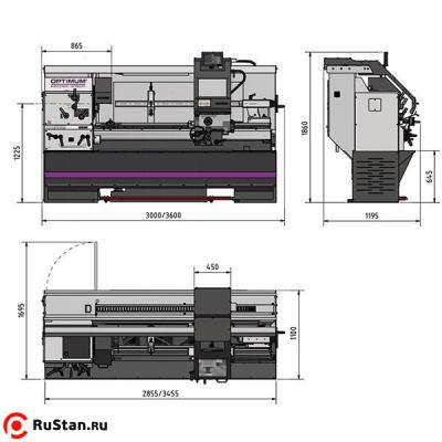 Токарно-винторезный станок OPTIturn TX 6222 фото №4 OPTIturn TX 6222 фото №4