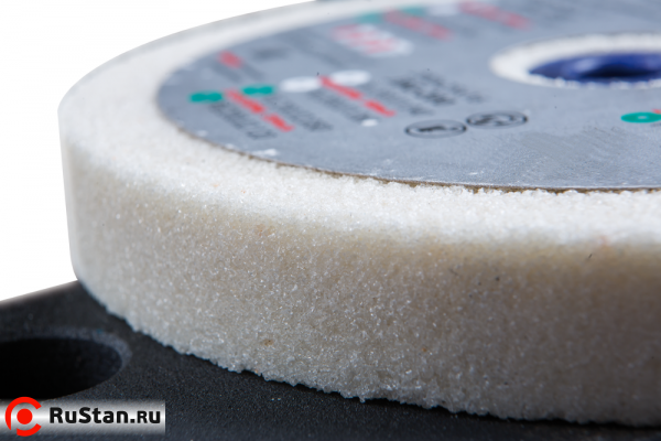 Круг для точила 150x20x12,7 мм, 40G, белый фото №2 Круг для точила 150x20x12,7 мм, 40G, белый фото №2