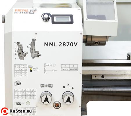 Коробка подачи для регулировки шага при нарезании резьб. фото №18 Metal Master MML 2870V фото №18