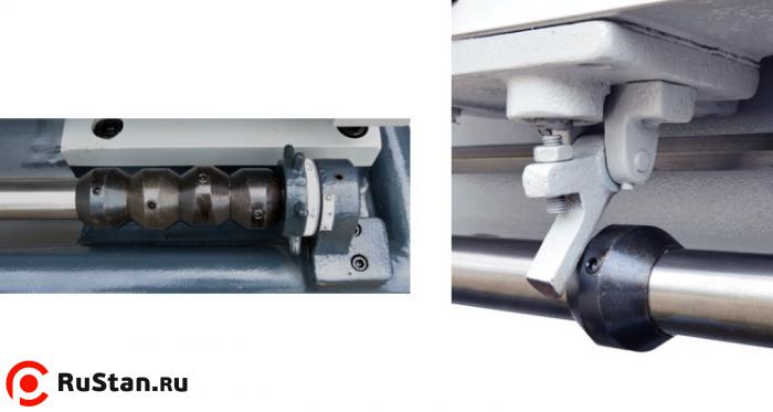 4-х позиционная рукоятка автоматической остановки суппорта в купе с 4-мя эксцентриковыми конечными выключателями позволяют автоматизировать и ускорить процессы изготовления большой номенклатуры деталей. фото №17 METAL MASTER Z56150 фото №17