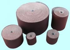 Шлифшкурка Бобина №  8Н (P150) 14А на тканевой основе, водостойкая (бобина 0,100х 3метра) 