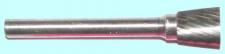 Борфреза тв.спл. с обратным конусом d 6х 7х3х48 10° спиральная насечка (N06 07М03) 
