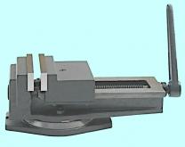 Тиски Станочные 250мм чугунные поворотные с открытым винтом ход 296мм QB250